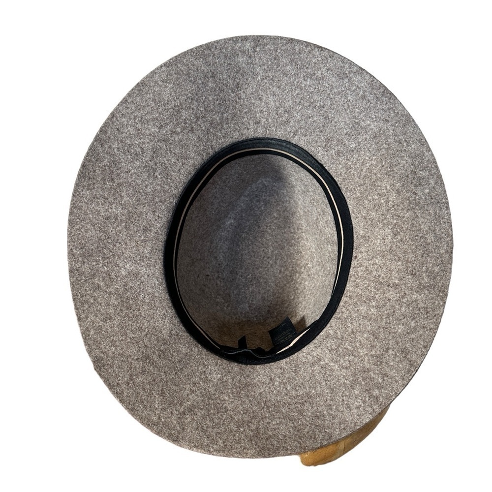 Rag & Bone Womens Floppy Brim Fedora Sz S Felted Wool Leather Band Boho Blogger - Picture 7 of 10